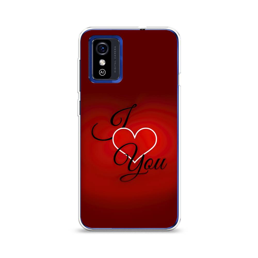

Чехол Awog на ZTE Blade L9 / ЗТЕ Блэйд L9 "I love you 3", Разноцветный, 135250-6