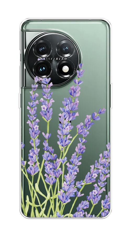 

Чехол на OnePlus 11 "Лавандовые стебли", Фиолетовый;зеленый, 153650-1