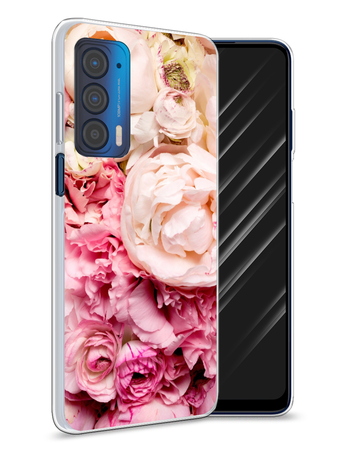 

Чехол Awog на Motorola Edge (2021) "Пионы яркие", Разноцветный, 242950-8