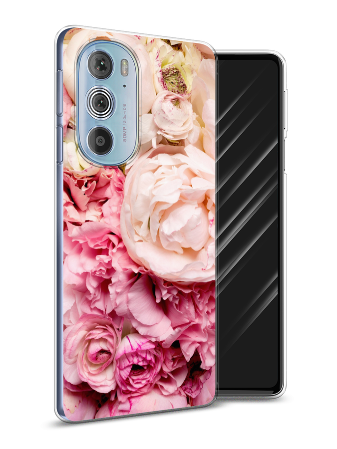 

Чехол Awog на Motorola Edge 30 Pro "Пионы яркие", Разноцветный, 243350-8