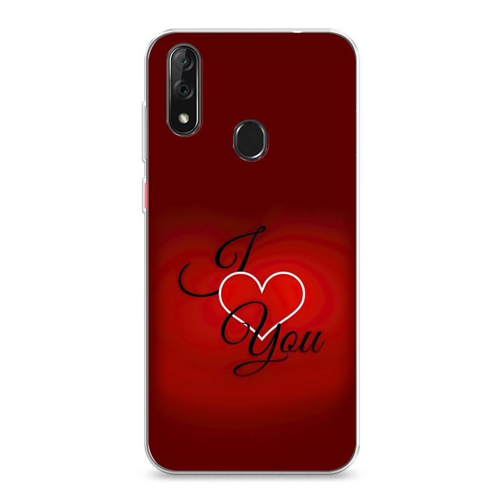 

Чехол Awog на ZTE Blade V10 / ЗТЕ Блэйд V10 "I love you 3", Разноцветный, 132750-6