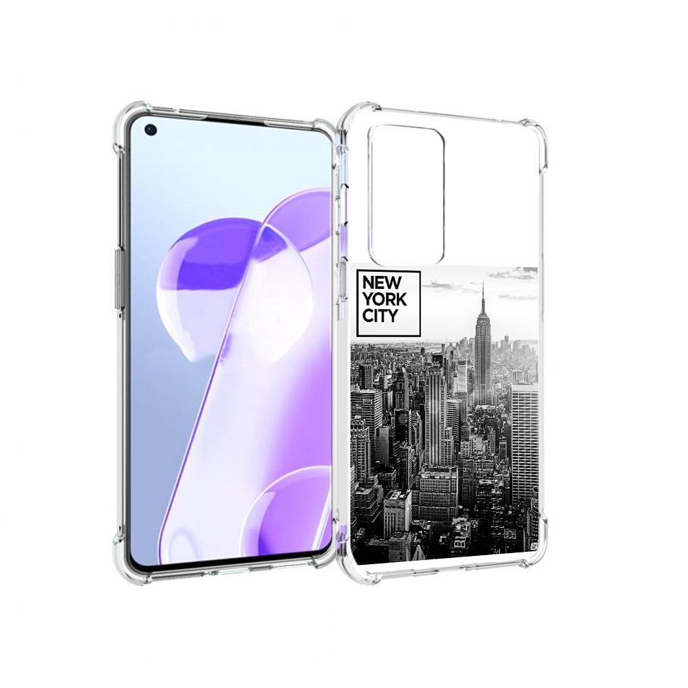 

Чехол MyPads Tocco для OnePlus 9RT черно белый ньюерк (PT172016.131.686), Прозрачный, Tocco