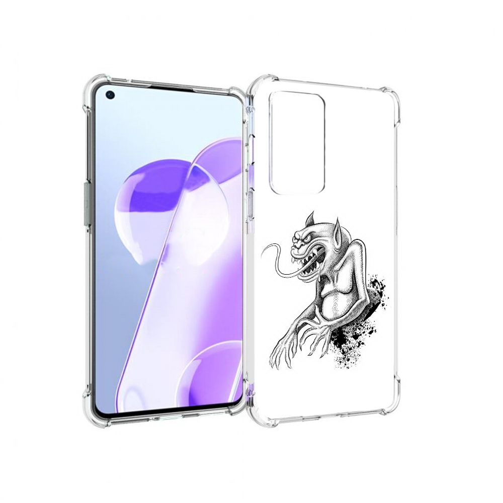 

Чехол MyPads Tocco для OnePlus 9RT чорт (PT172016.131.692), Прозрачный, Tocco