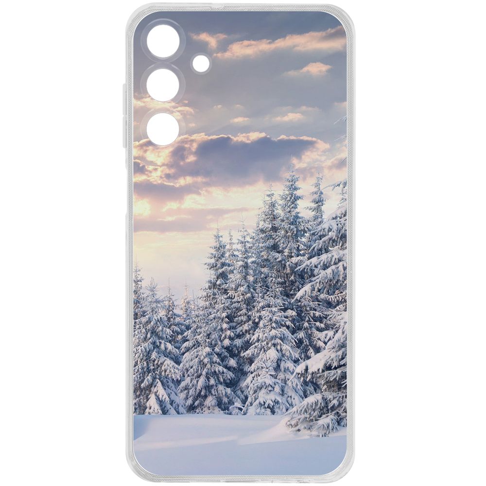 

Чехол-накладка Krutoff Clear Case Снежный пейзаж для Samsung Galaxy A15, Прозрачный
