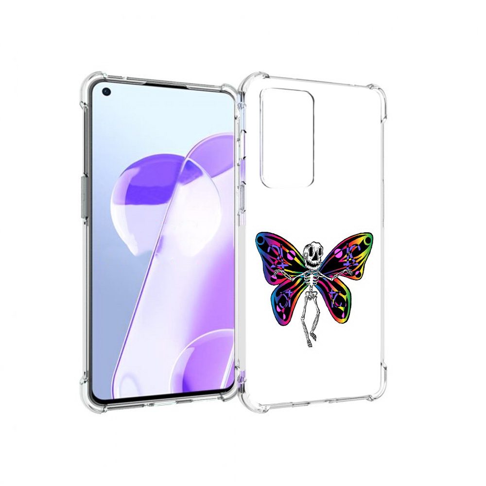 

Чехол MyPads Tocco для OnePlus 9RT эффект бабочки (PT172016.131.701), Прозрачный, Tocco