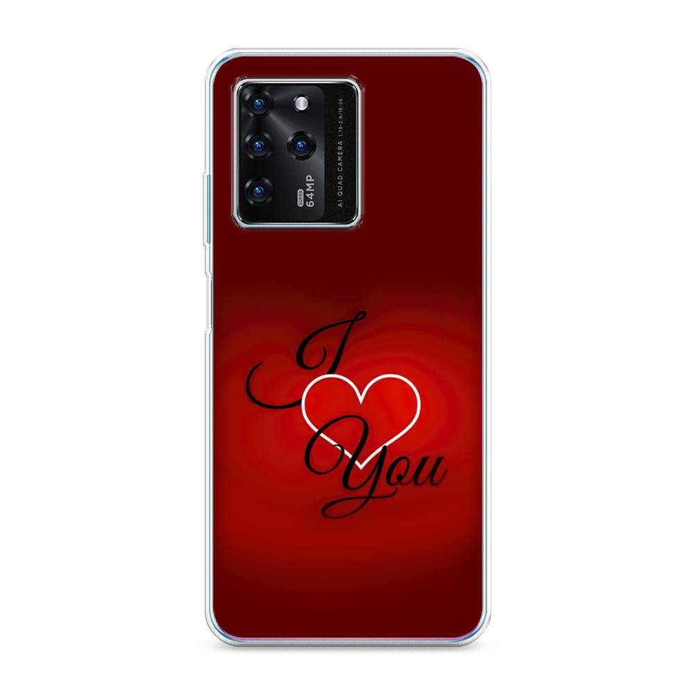 

Чехол Awog на ZTE Blade V30 / ЗТЕ Блэйд V30 "I love you 3", Разноцветный, 135350-6