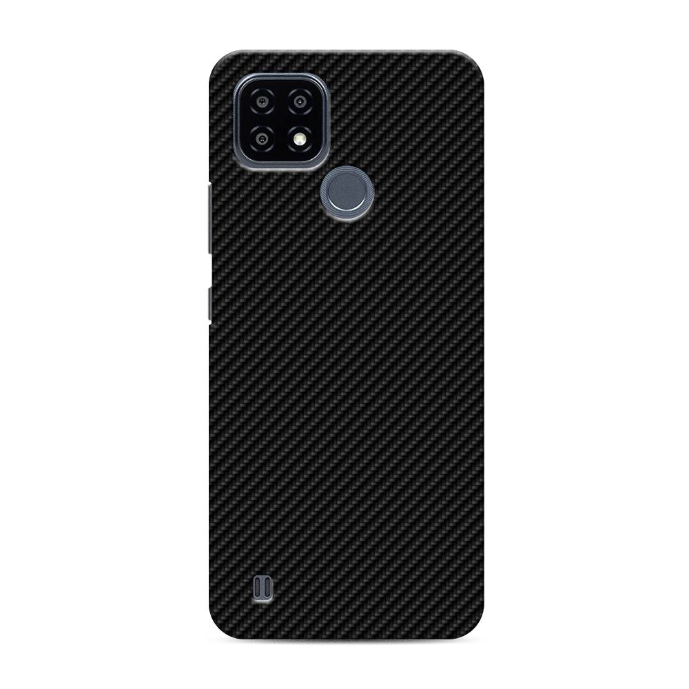 

Пластиковый чехол "Черный карбон" на Realme C21Y, 256820-2