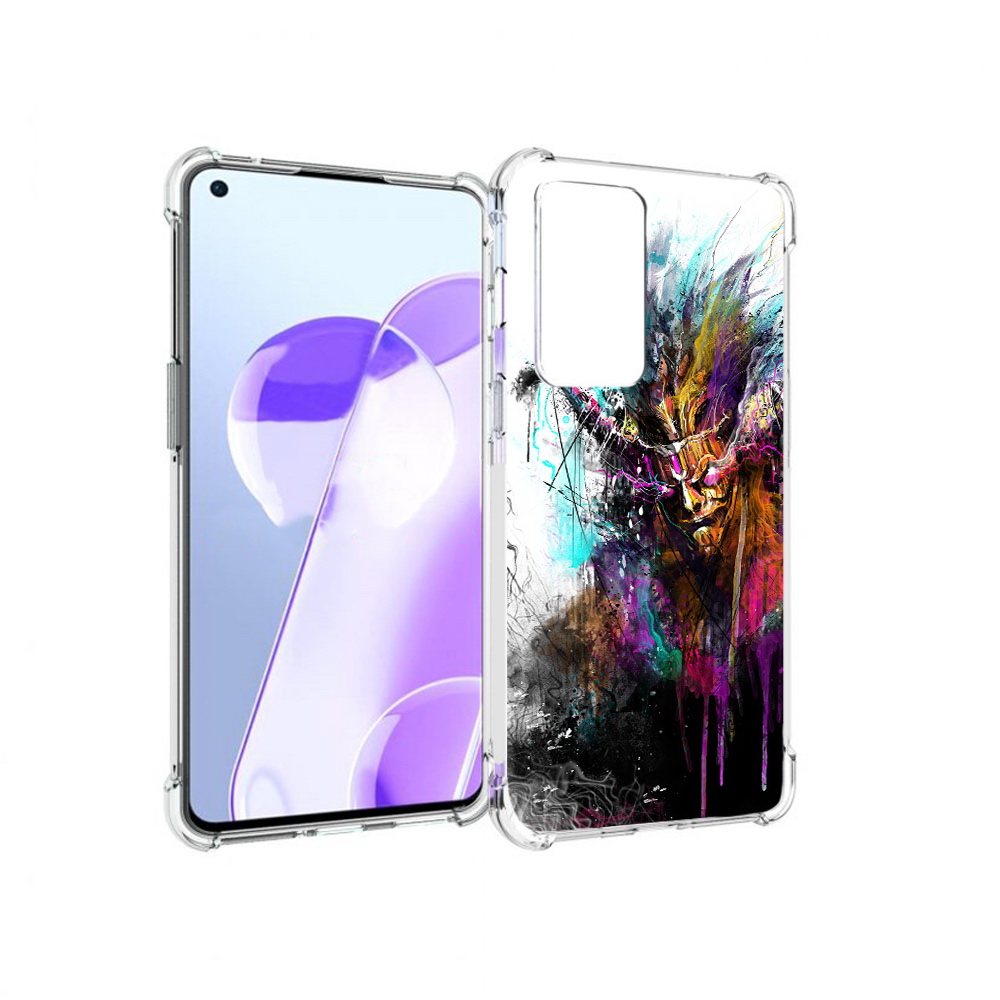 

Чехол MyPads Tocco для OnePlus 9RT яркий дьявол (PT172016.131.709), Прозрачный, Tocco