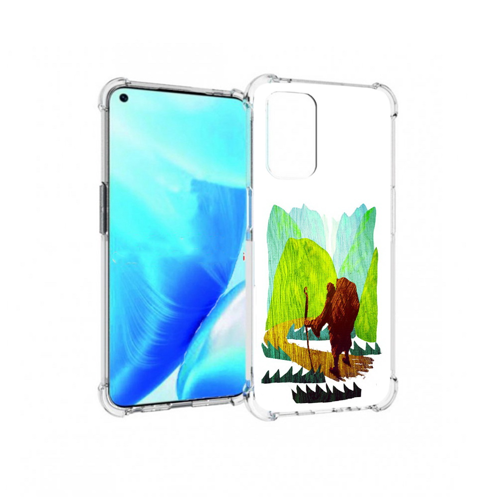 

Чехол MyPads Tocco для OnePlus Nord N200 5G Лесная тропа (PT227046.132.106), Прозрачный, Tocco