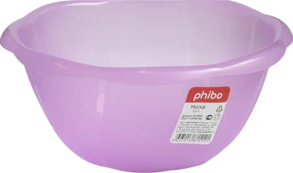 

Миска Phibo 2,5 л в ассортименте