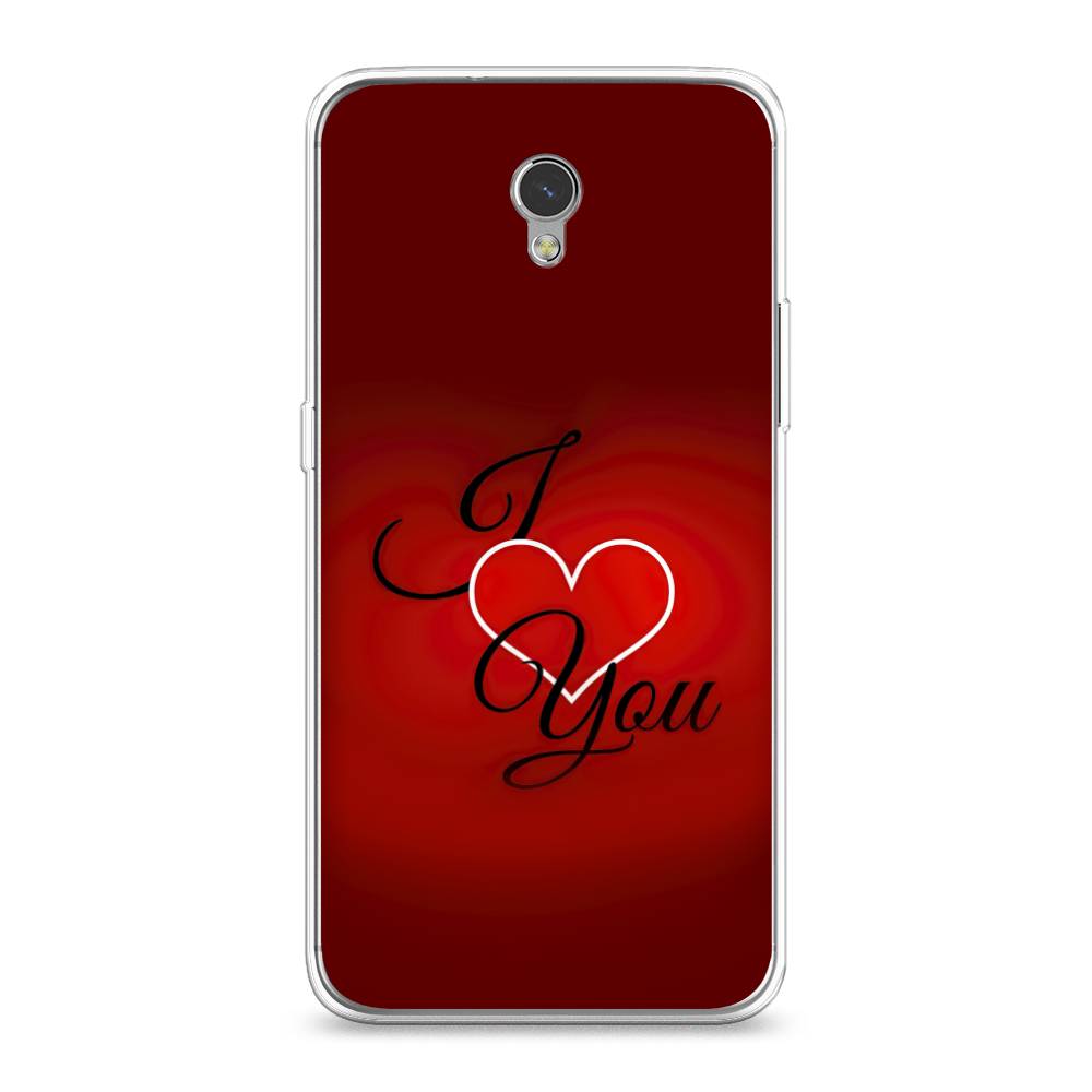 

Чехол Awog на ZTE Blade V7 / ЗТЕ Блэйд V7 "I love you 3", Разноцветный, 131150-6