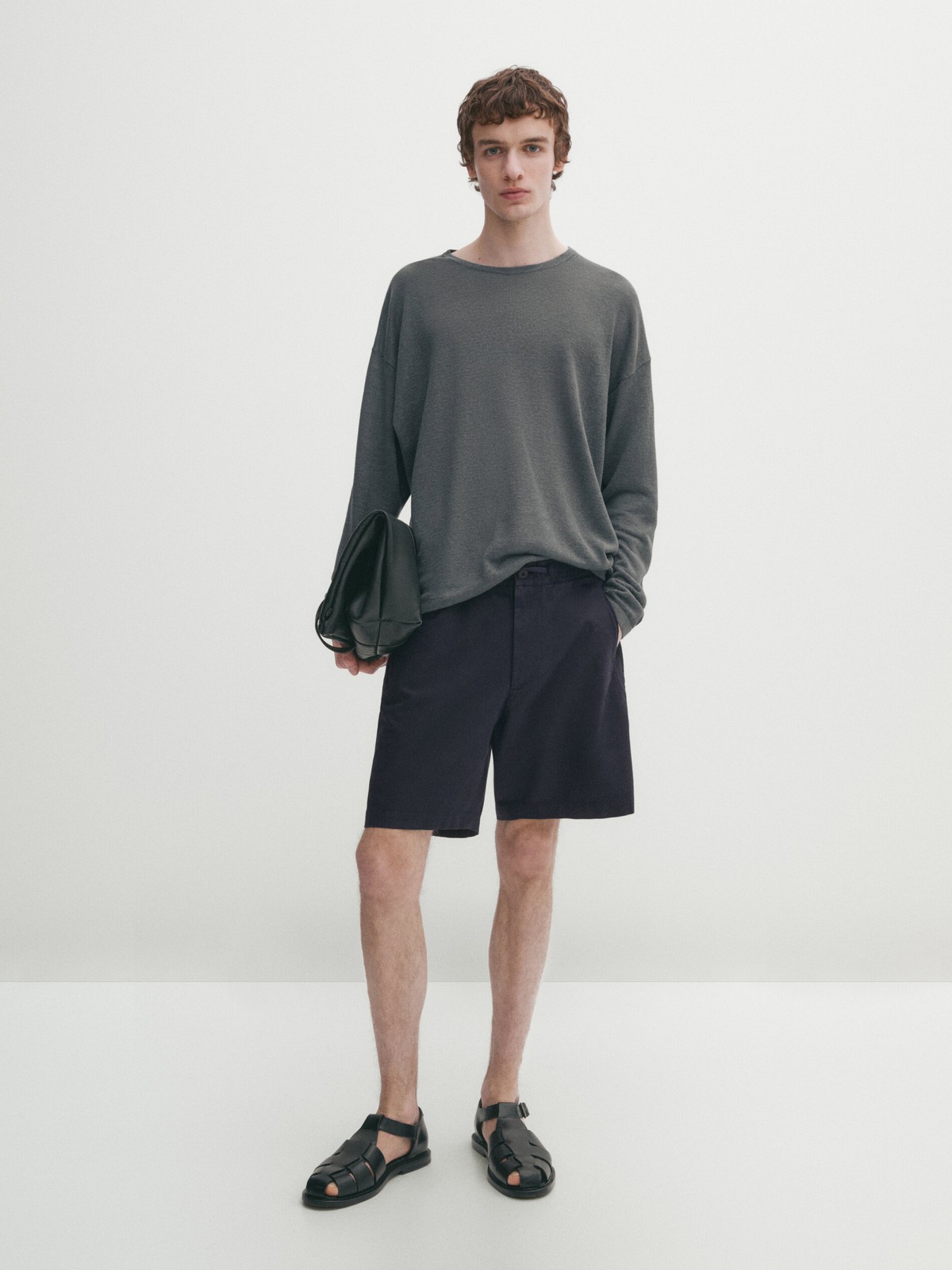 

Повседневные шорты мужские Massimo Dutti 2928/028-I2024 синие S, Синий, 2928/028-I2024