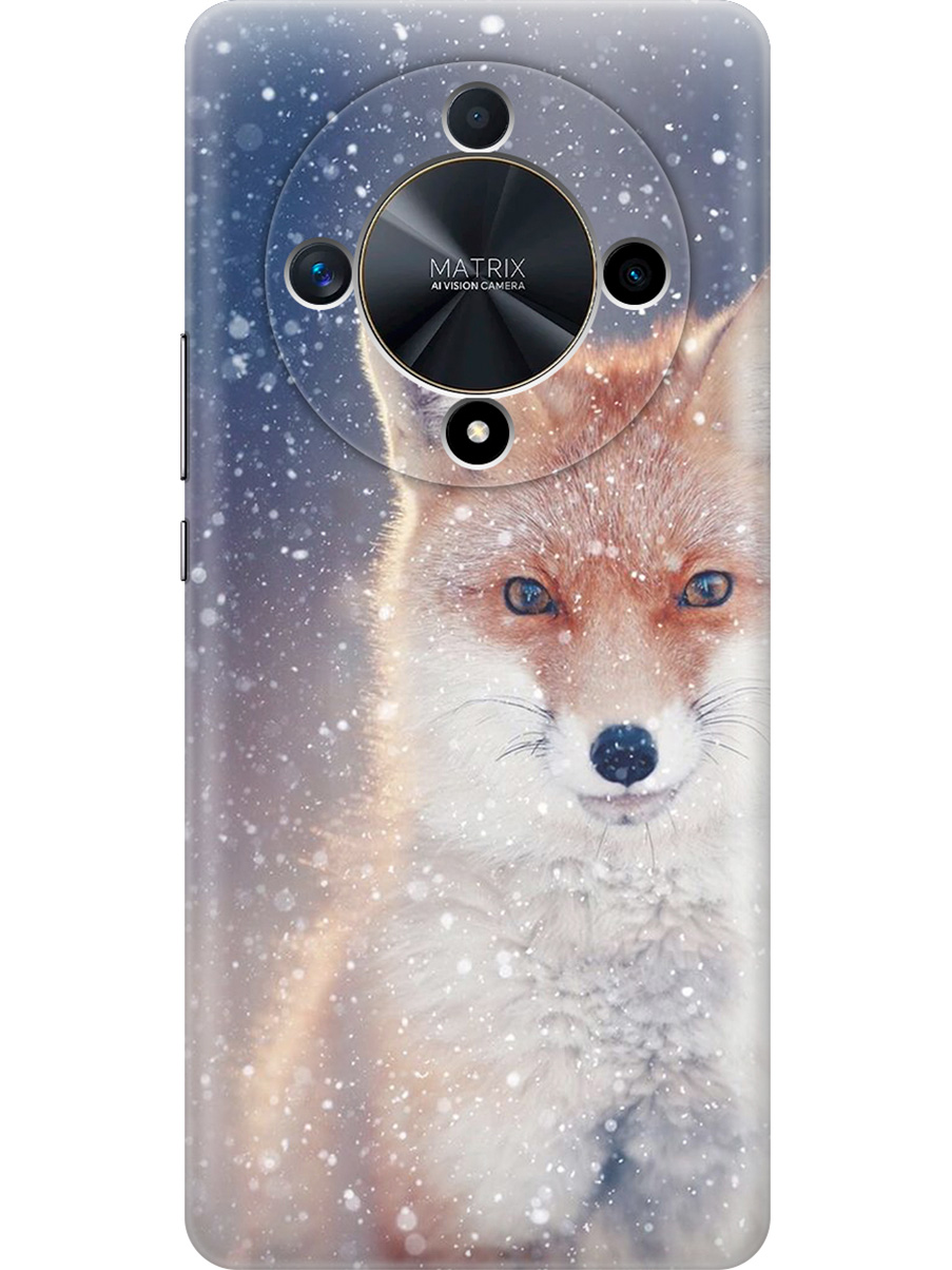 

Силиконовый чехол на Honor X9b / X50 с принтом "Лисица в снегопад", Прозрачный;белый;оранжевый;синий, 781974312