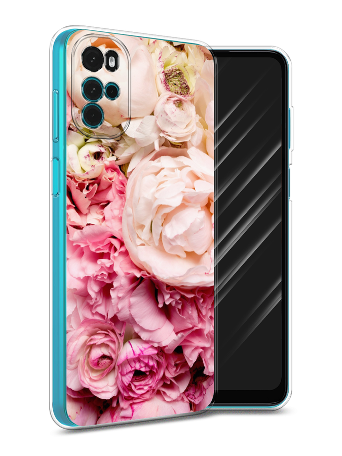 

Чехол Awog на Motorola Moto G22 "Пионы яркие", Разноцветный, 243150-8