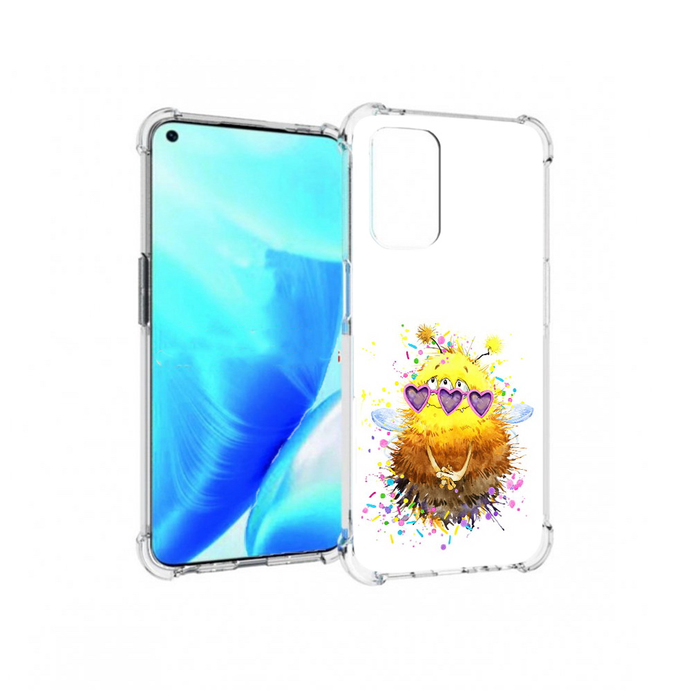 

Чехол MyPads Tocco для OnePlus Nord N200 5G Пушитый шмель (PT227046.132.143), Прозрачный, Tocco