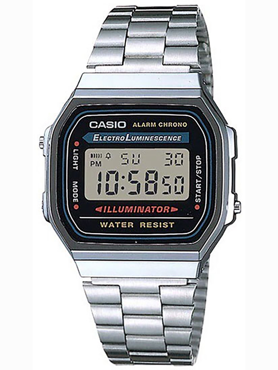 фото Наручные часы мужские casio a-168wa-1w