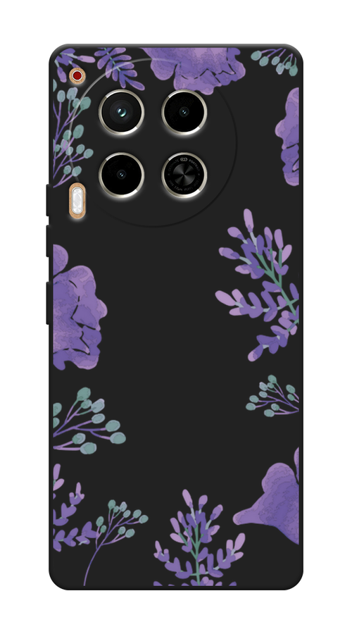 

Чехол Awog 305652-1 для Tecno Camon 30 4G "Сиреневая цветочная рамка", Прозрачный;фиолетовый, 305652-1
