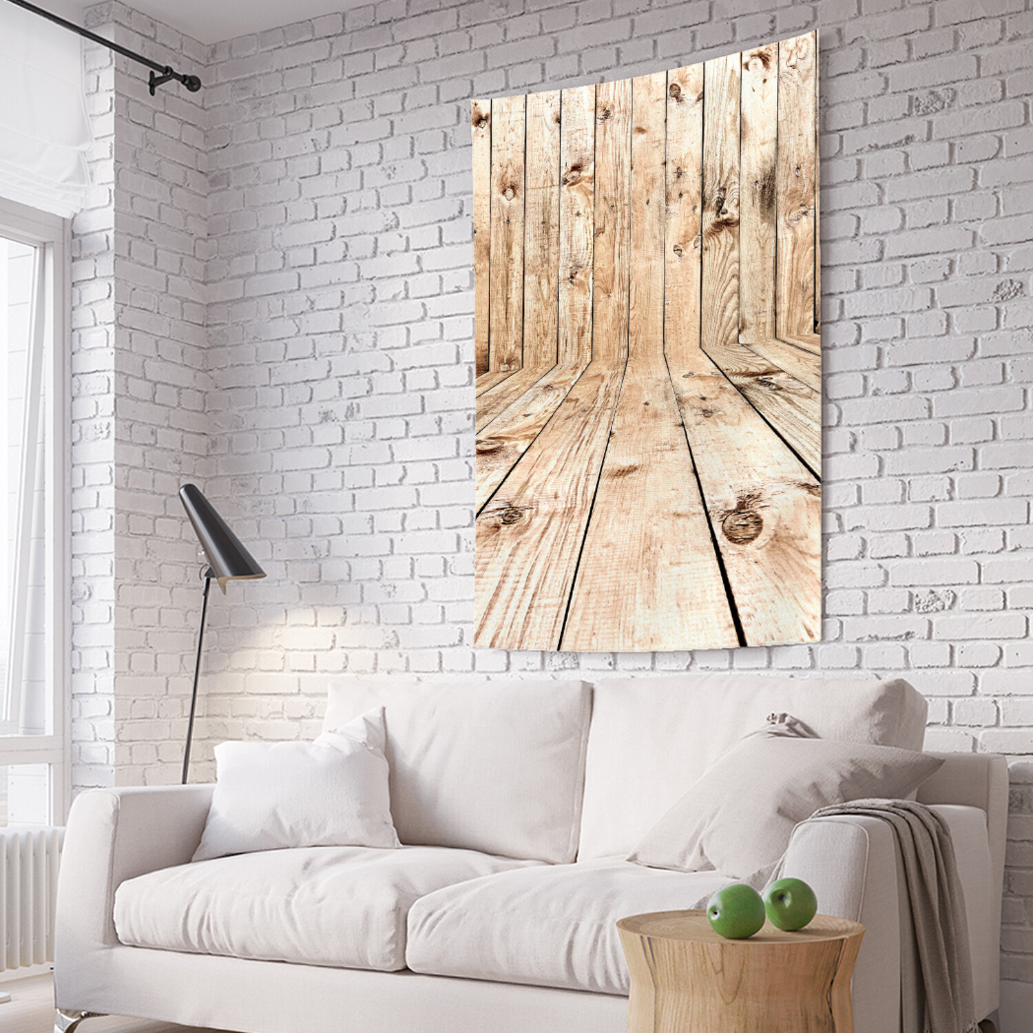 

Вертикальное фотопанно на стену JoyArty Досочный декор 150x200 см, Досочный декор