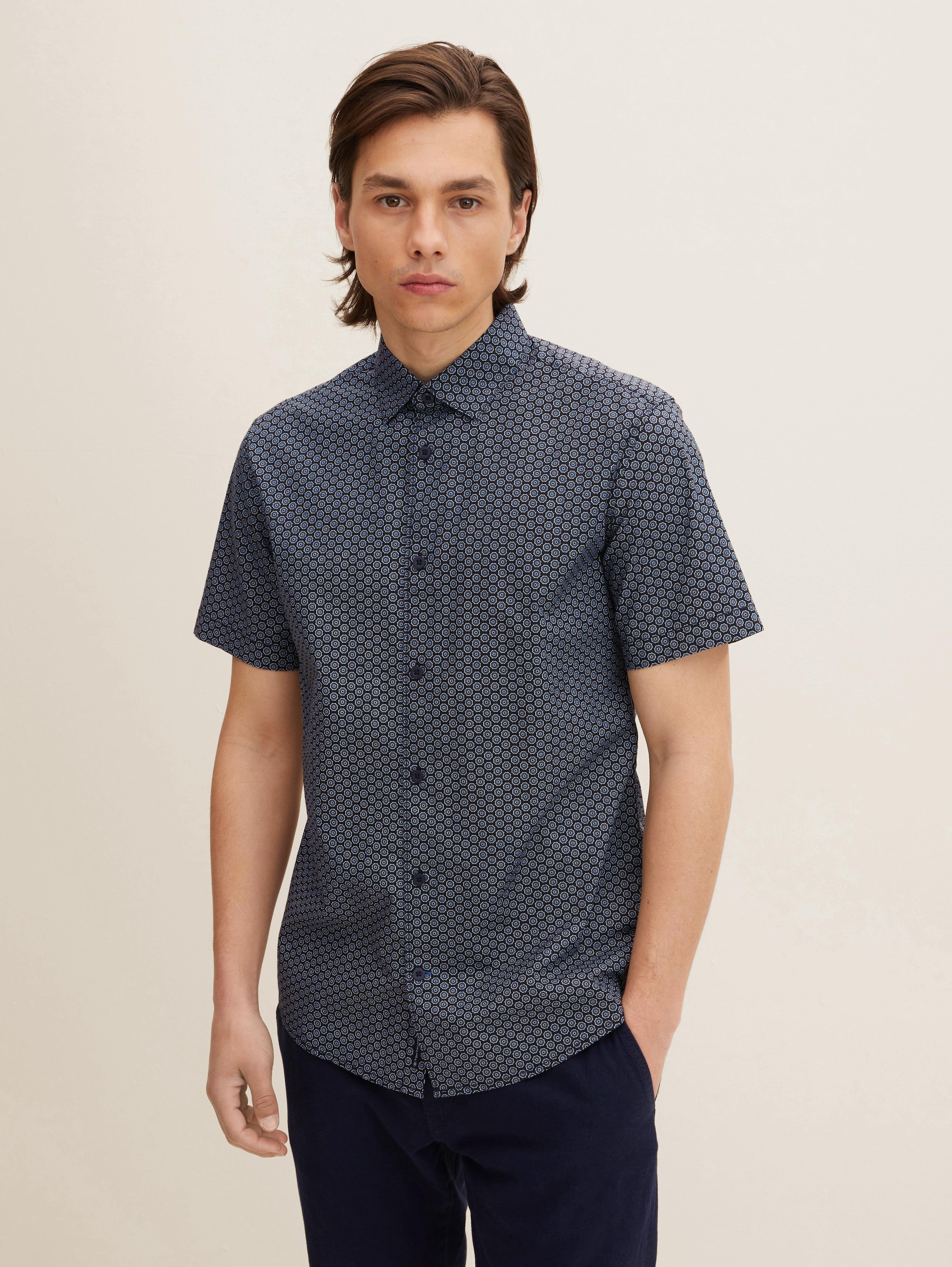 

Рубашка мужская TOM TAILOR 1031041 синяя XL, 1031041
