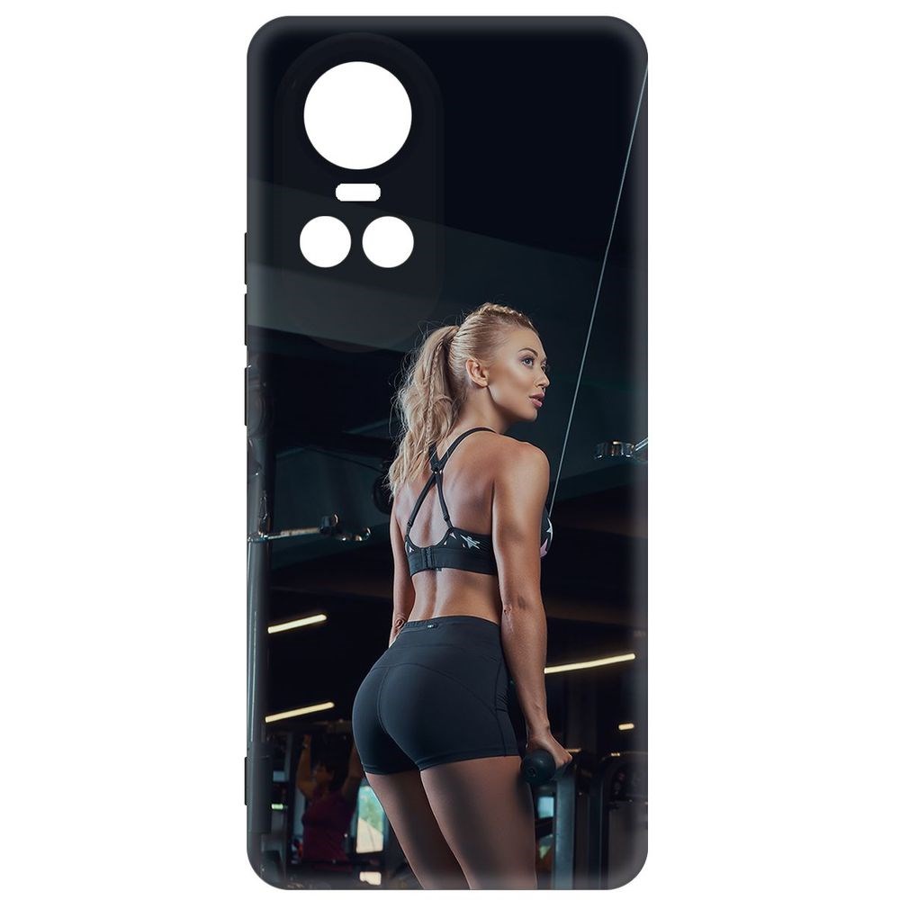 

Чехол-накладка Krutoff Soft Case Шорты женские для Oppo Reno10 5G черный