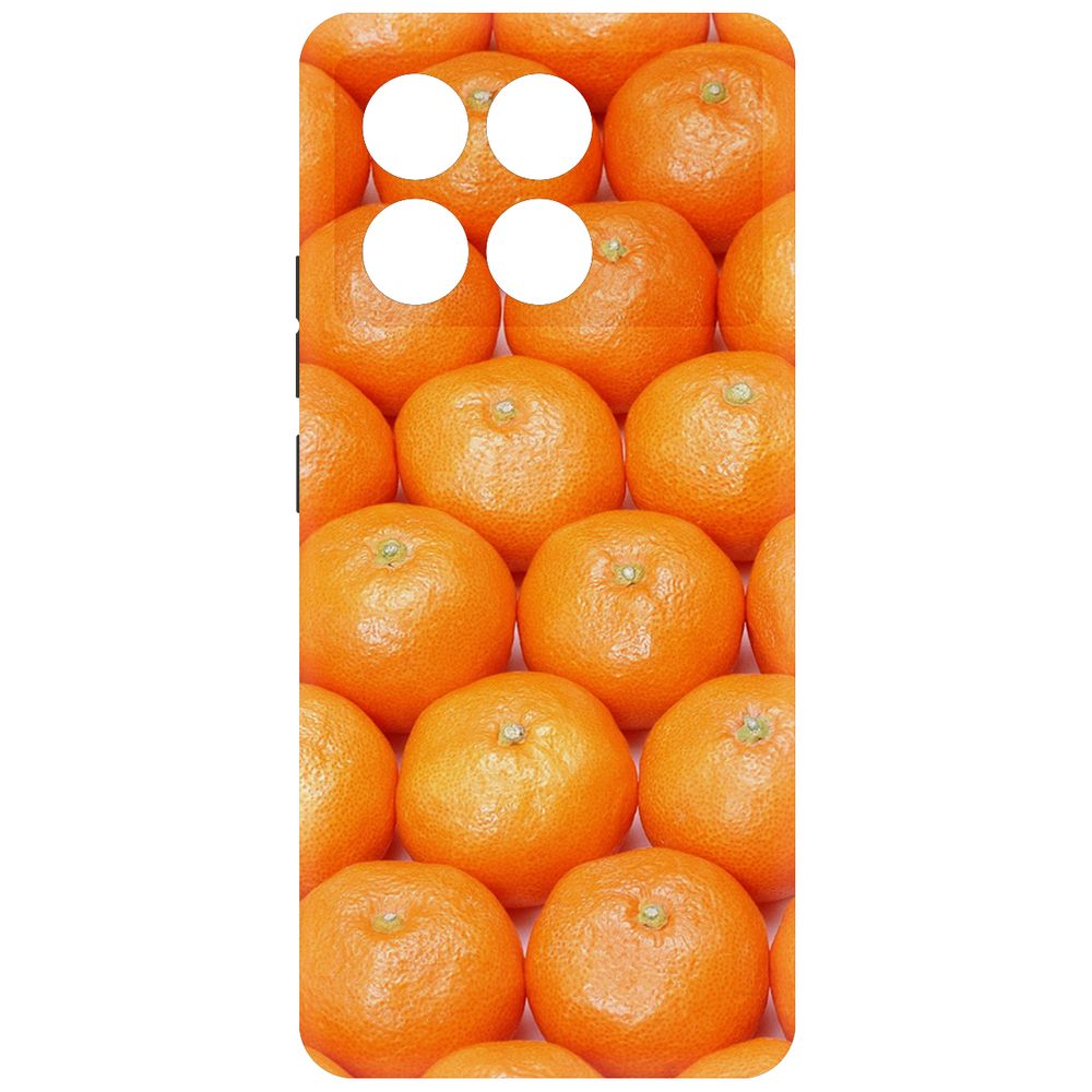 

Чехол-накладка Krutoff Soft Case Мандаринки для Poco X6 Pro черный
