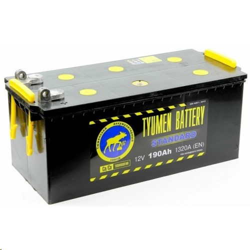 

Аккумулятор tyumen battery СТ*190 1320А п/п 518х228х236 Standart /под болт/