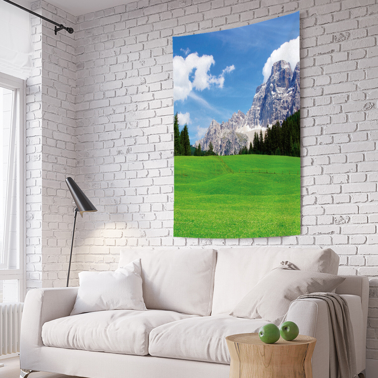 

Вертикальное фотопанно на стену JoyArty Горы близко 150x200 см, Горы близко