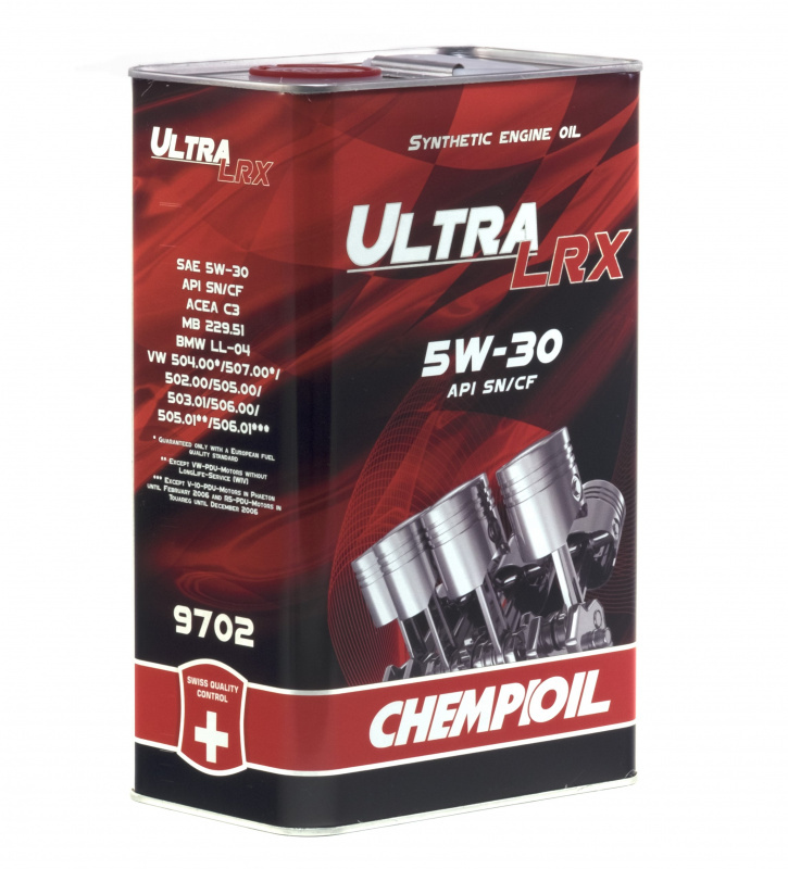 Моторное масло Chempioil синтетическое Ultra LRX metal 5W30 C3 4л