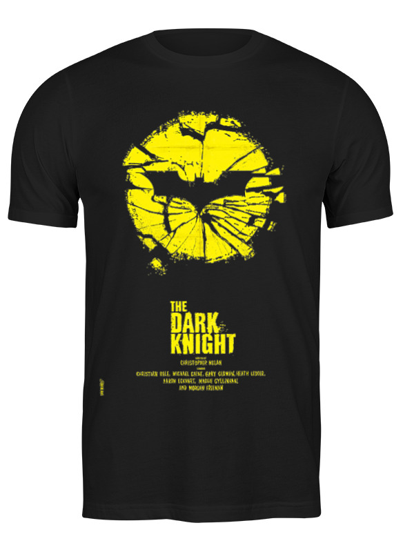 

Футболка мужская Printio The dark knight черная M, Черный, The dark knight