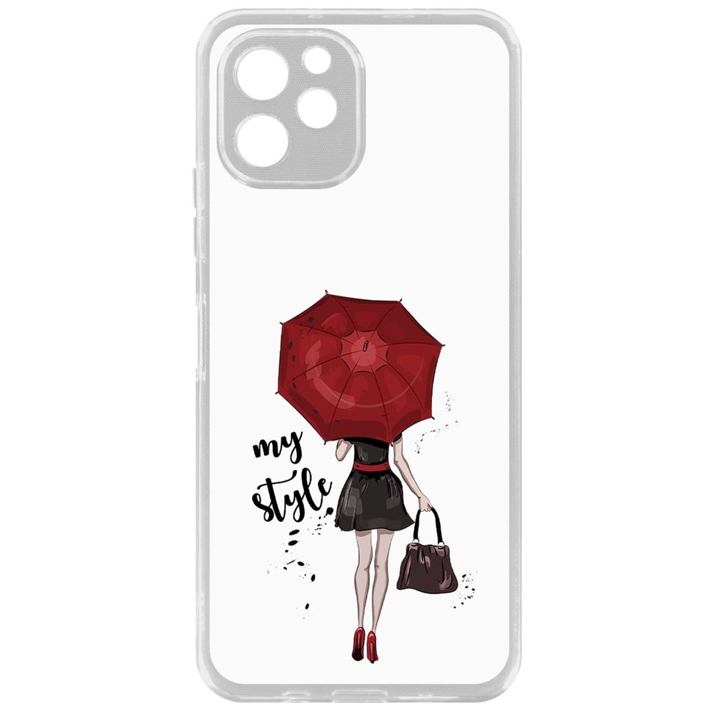 

Чехол-накладка Krutoff Clear Case Мой стиль для Huawei Nova Y61, Прозрачный