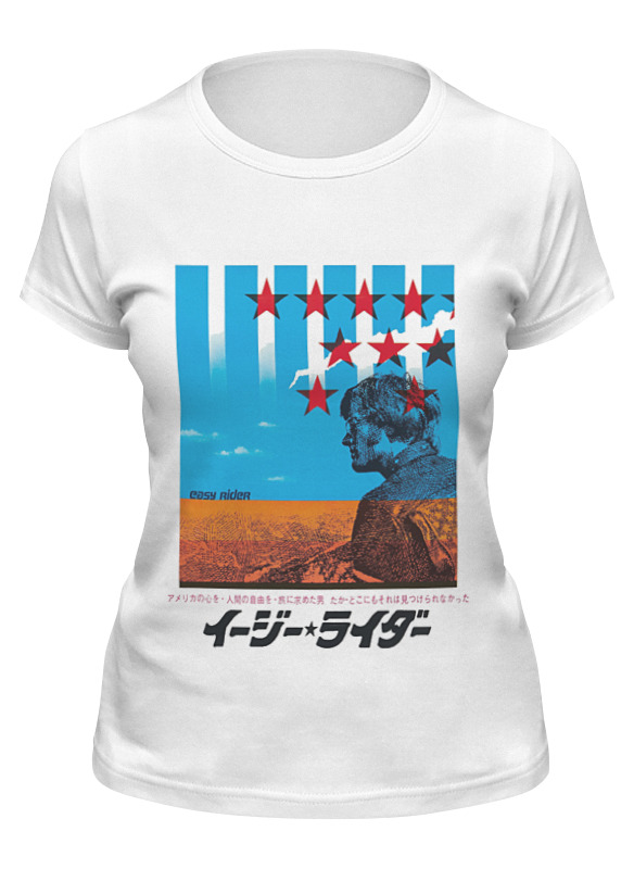 

Футболка женская Printio Easy rider белая M, Easy rider