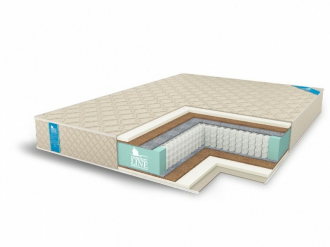 

Матрас Comfort Line Eco Hard S1000 90х140, Бежевый;белый;серый;серебристый, Eco Hard S1000