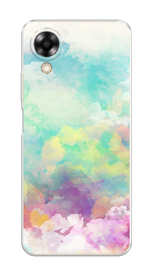 

Чехол на Oppo A17K "Воздушное небо", Белый;голубой;розовый;желтый, 2512850-1