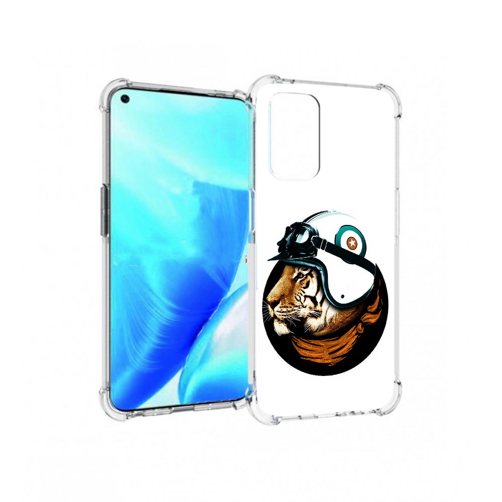 

Чехол MyPads Tocco для OnePlus Nord N200 5G Тигр в шлеме (PT227046.132.171), Прозрачный, Tocco