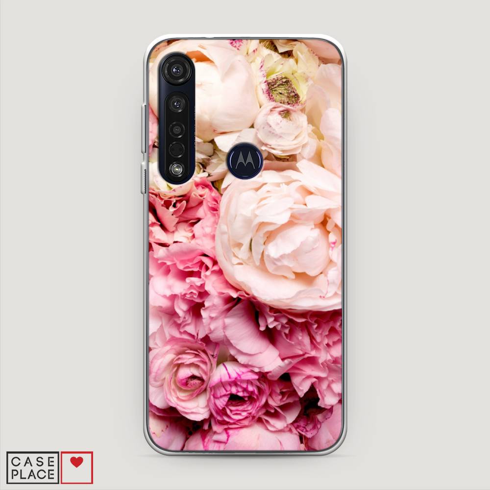 

Чехол Awog на Motorola Moto G8 Plus / Моторола Мото G8 Plus "Пионы яркие", Разноцветный, 241450-8