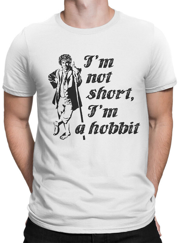 фото Футболка мужская design heroes властелин колец - i'm not short, i'm a hobbit белая 2xl