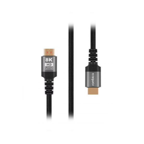 

Кабель Rombica HDMI - HDMI вилка-вилка м (8K HDMI Ethernet Digital LX CB-20LX), Черный, 8K HDMI Ethernet Digital LX CB-20LX