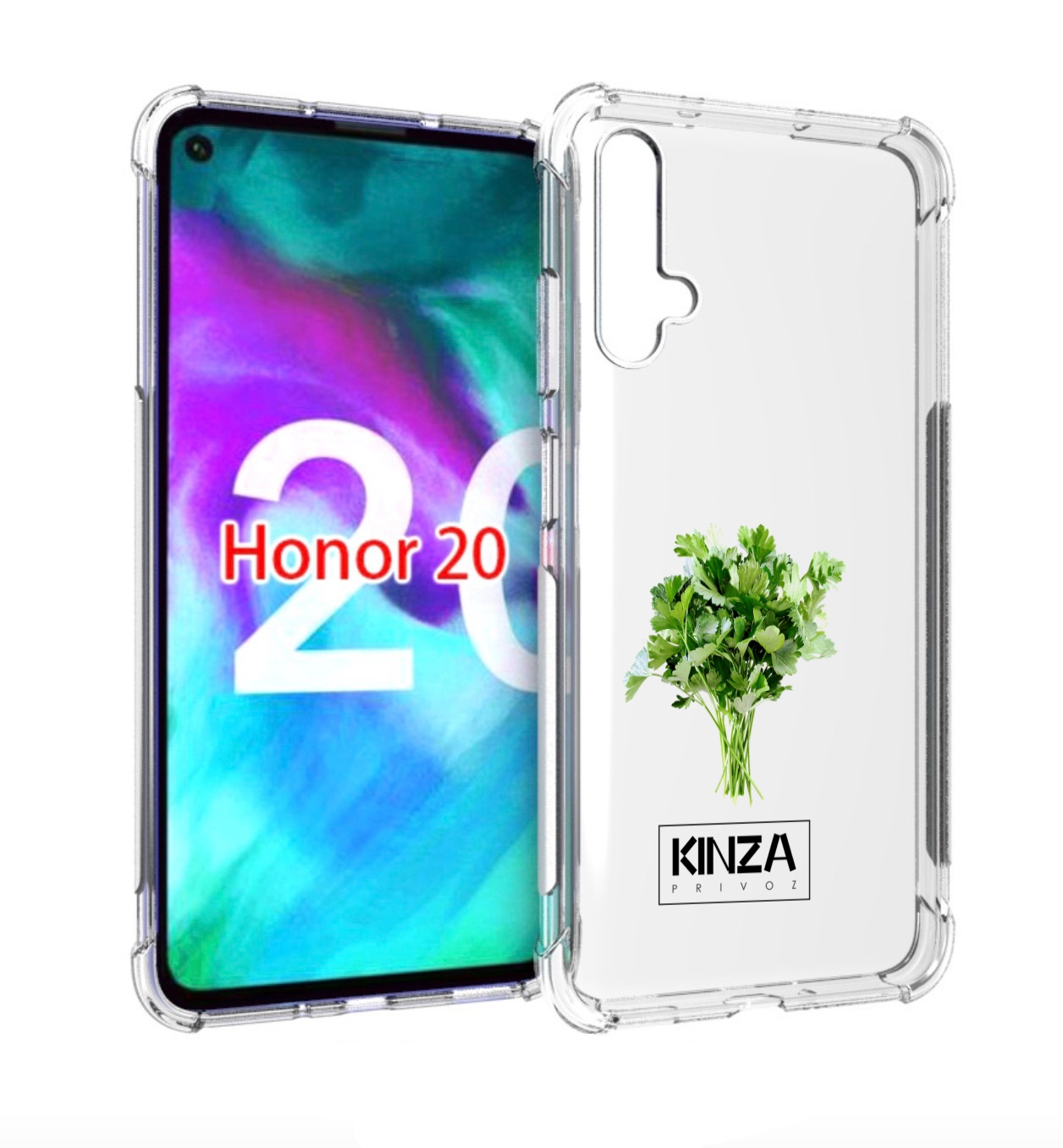 

Чехол бампер MyPads Бренд Кинза для Honor 20., Прозрачный, Tocco