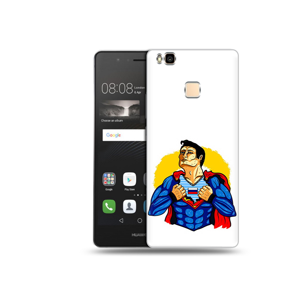 

Чехол MyPads Tocco для Huawei P9 Lite русский супермен (PT74547.57.591), Прозрачный, Tocco