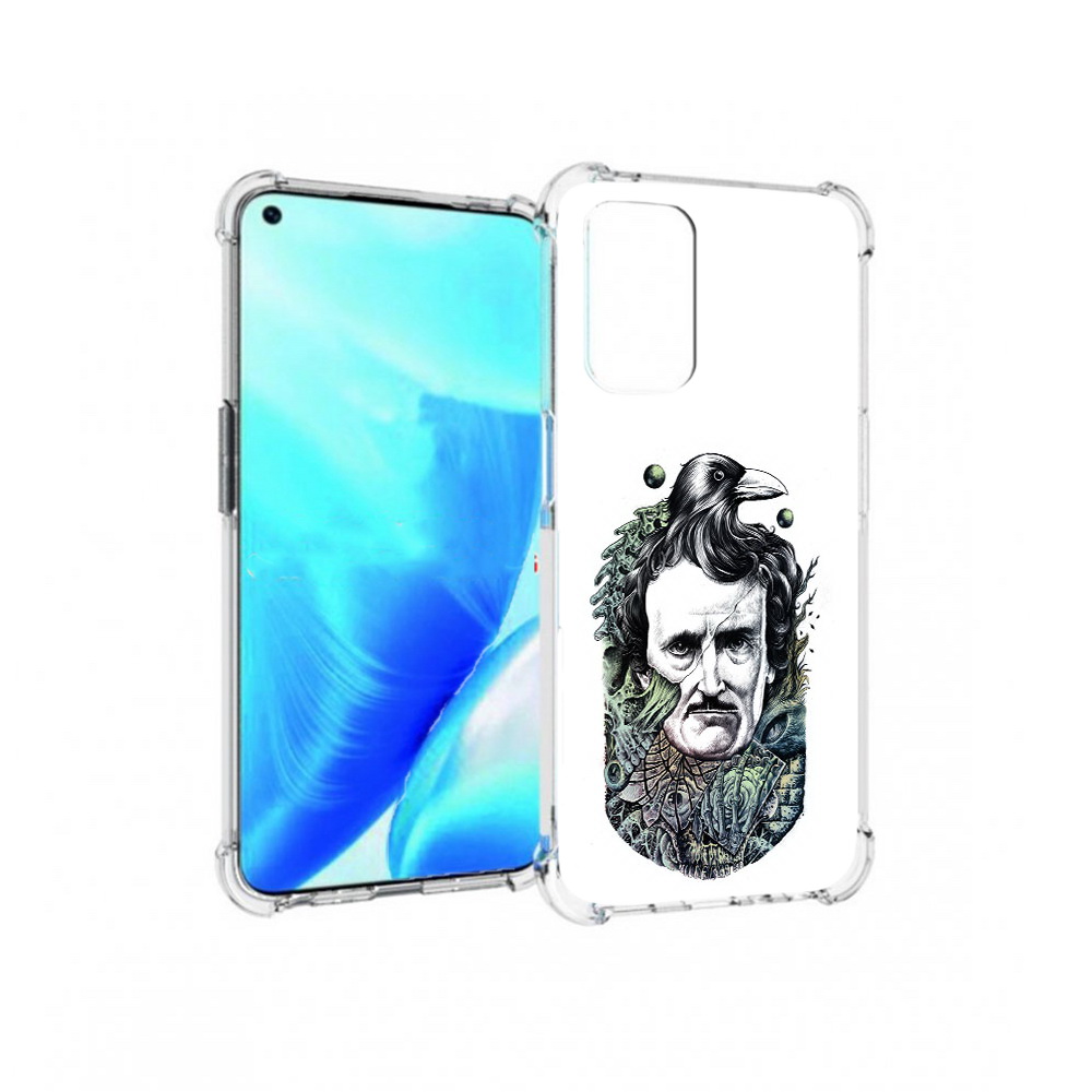 

Чехол MyPads Tocco для OnePlus Nord N200 5G Эдгар Аллан с вороном (PT227046.132.203), Прозрачный, Tocco