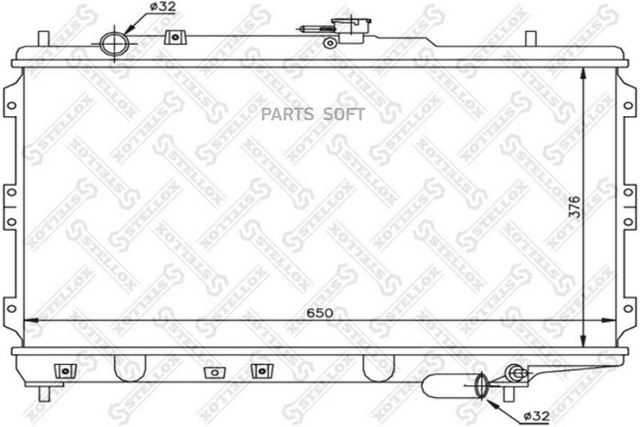 

STELLOX Радиатор охлаждения STELLOX 1026467sx