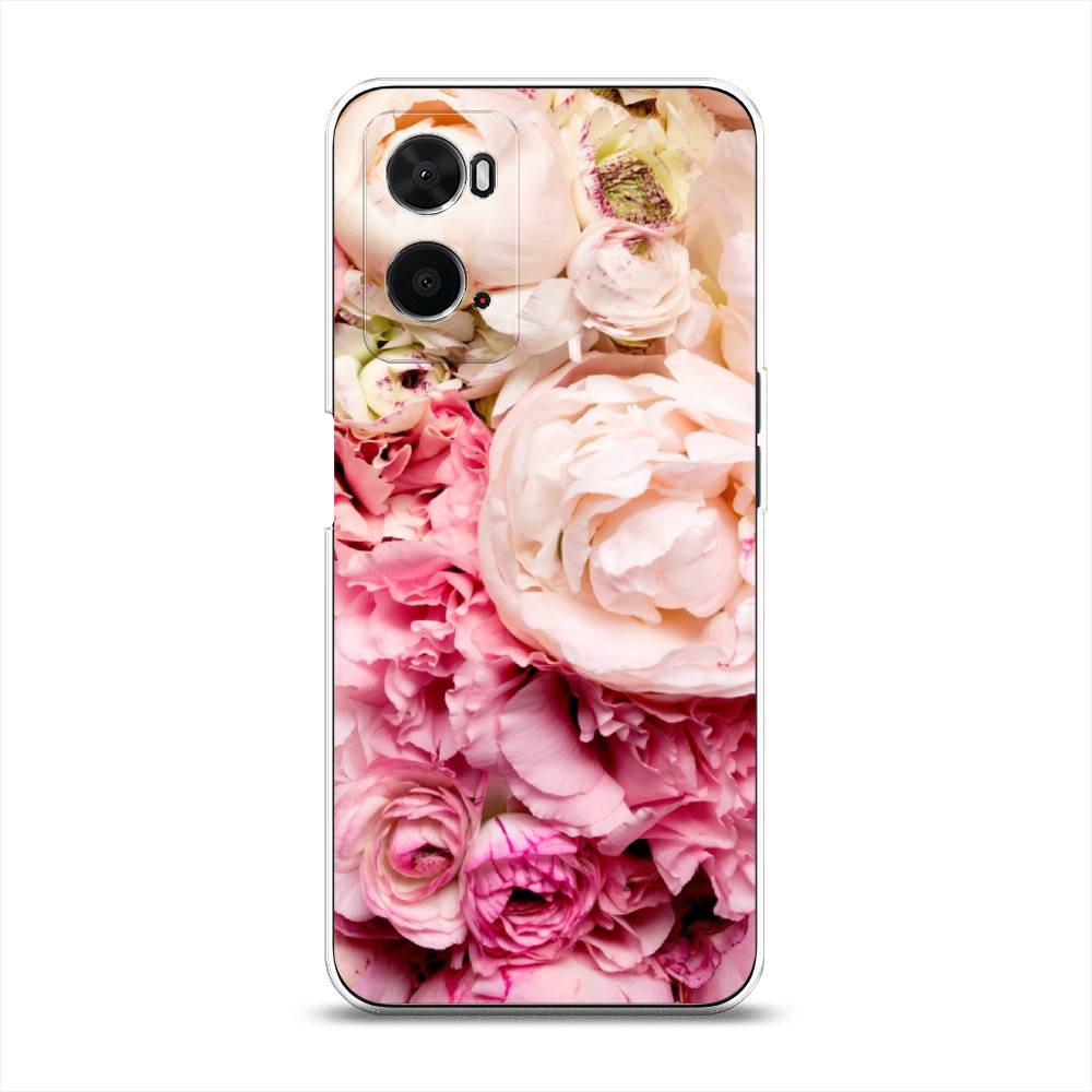 фото Силиконовый чехол "пионы яркие" на oppo a36 awog