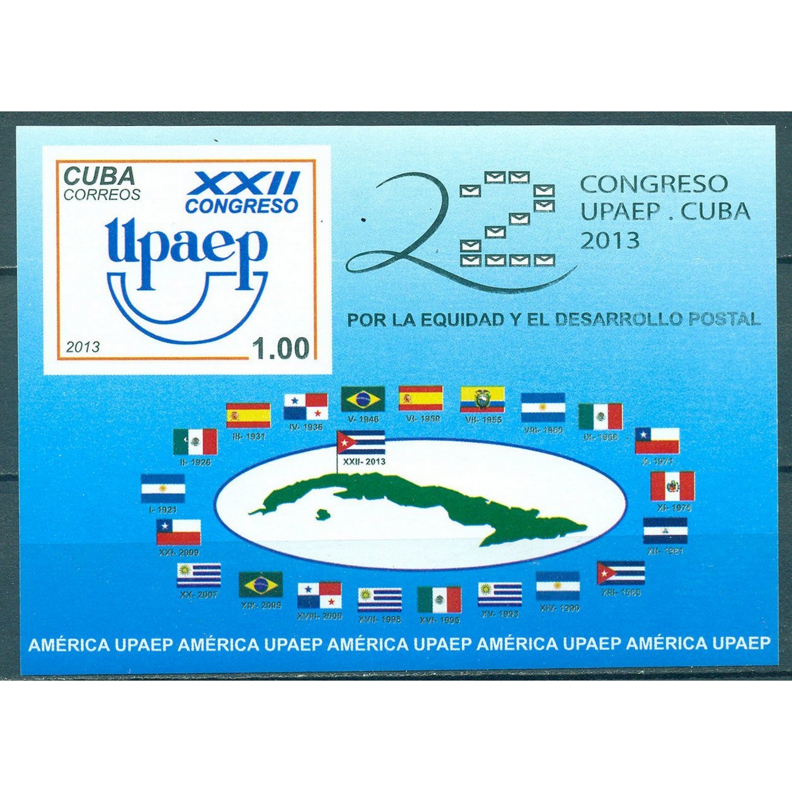 

Почтовые марки Куба Конгресс UPAEP - Гавана, Куба Почта и филателия, Почтовые услуги