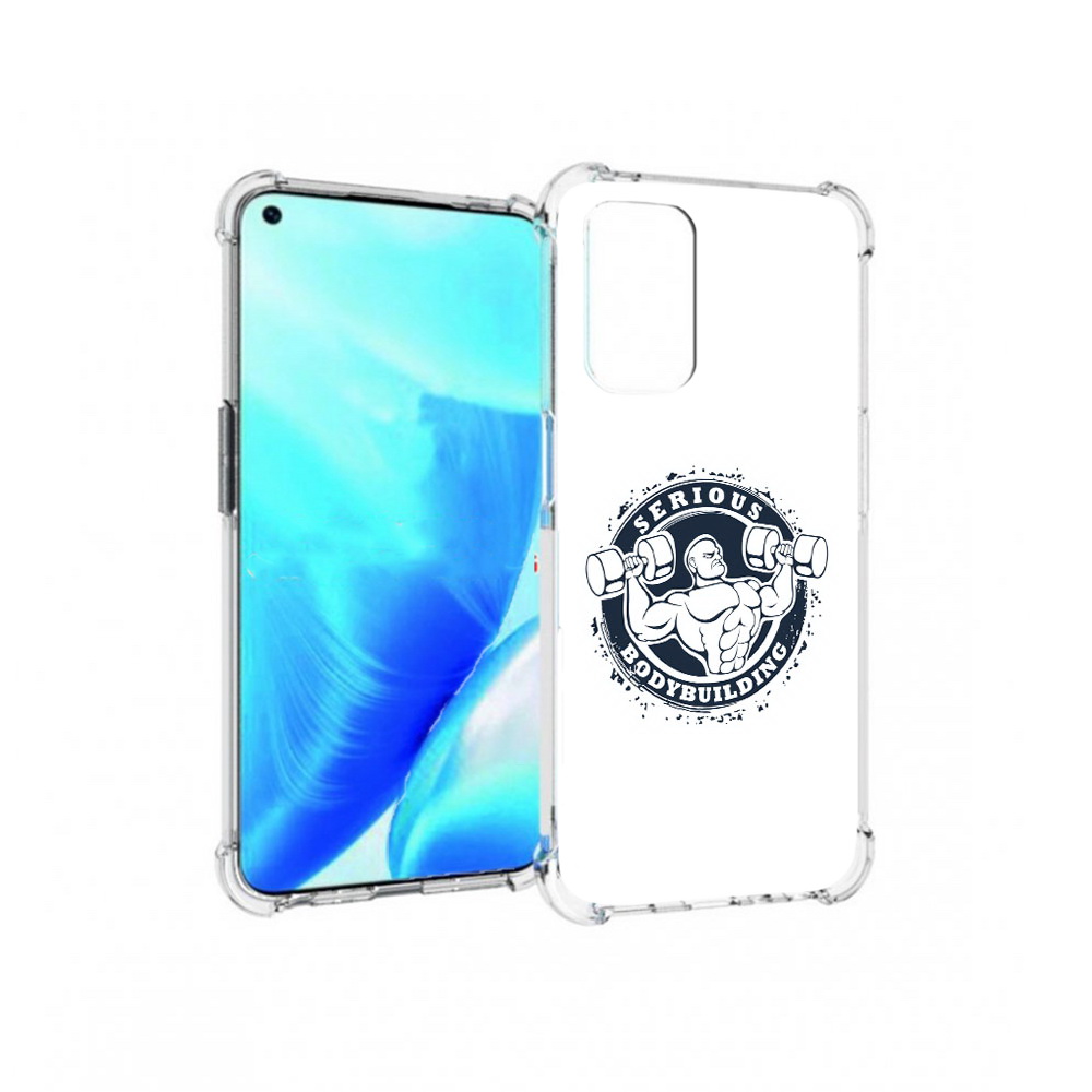 

Чехол MyPads Tocco для OnePlus Nord N200 5G бодибилдинг воля к победе (PT227046.132.231), Прозрачный, Tocco