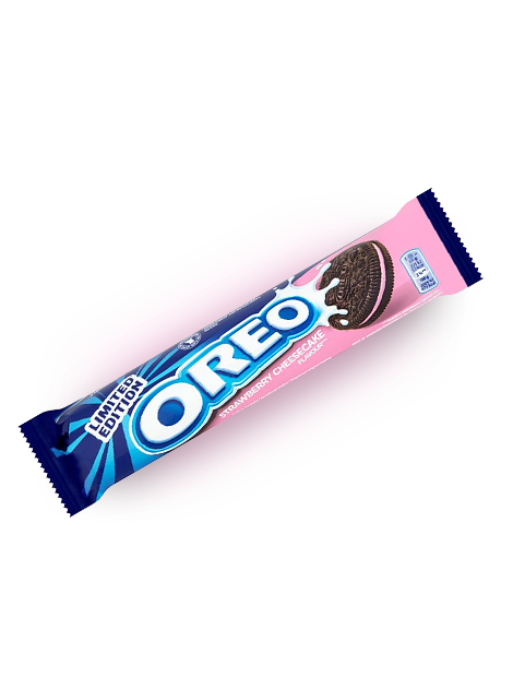 

Oreo Strawberry Cheesecake Ciastka 154 грамм Упаковка 16 шт