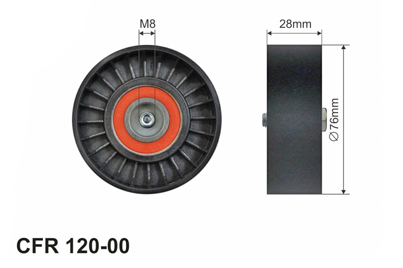

Ролик CAFFARO 120-00