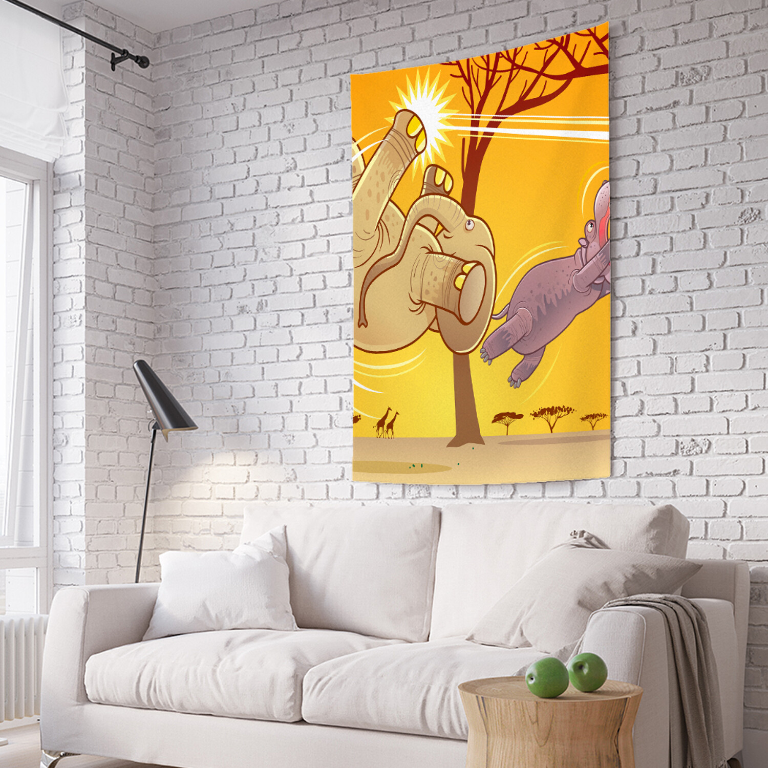 

Вертикальное фотопанно на стену JoyArty Африканский футбол 150x200 см, Африканский футбол