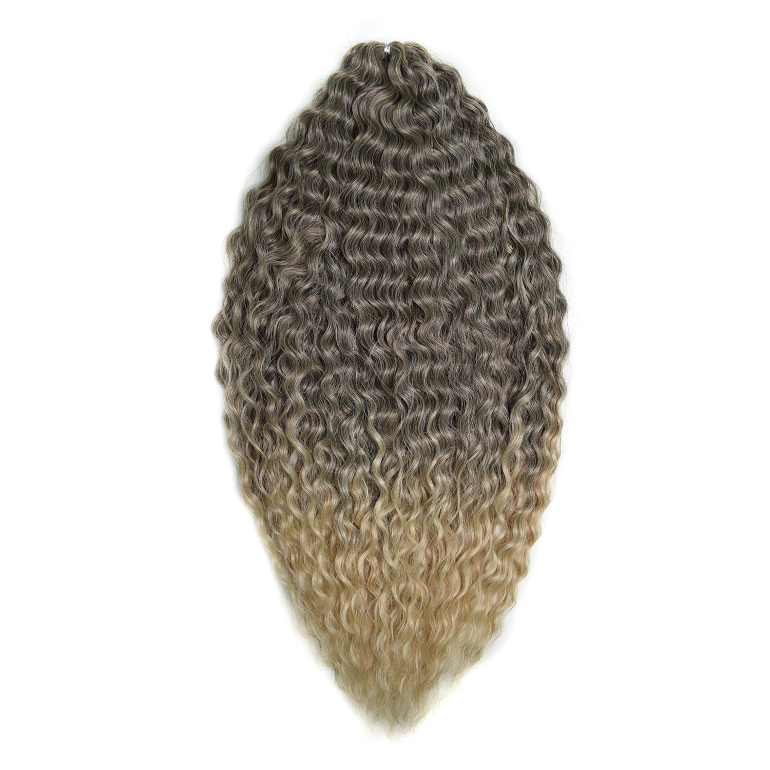 Афрокудри для плетения волос Ariel цвет T8 59 темно русый 55см вес 300г
