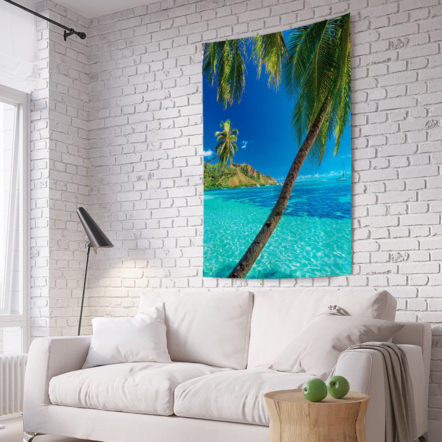 

Вертикальное фотопанно на стену JoyArty Широкий пляж 150x200 см, Широкий пляж