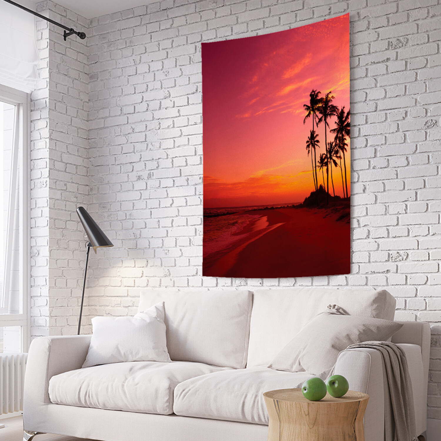 

Вертикальное фотопанно на стену JoyArty Далекие пальмы 150x200 см, Далекие пальмы